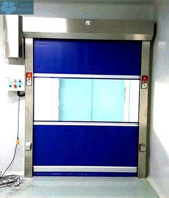 Steel Frame 1.2m/S 1.5mm Curtain PVC Roller Shutter Doors
