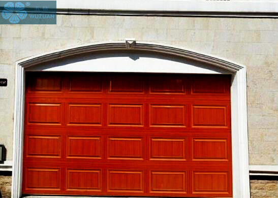 50mm Galvanized Steel Insulated Sectional Garage Door With PU Foam Infilled