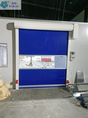                  High Speed Roller Shutter Door to Rapid Isolation Clean Room Fast Shutter Door             