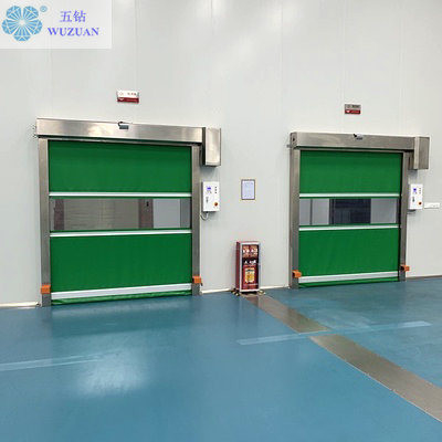                  PVC Vertical Clean Room Fast Roller Shutter Door             